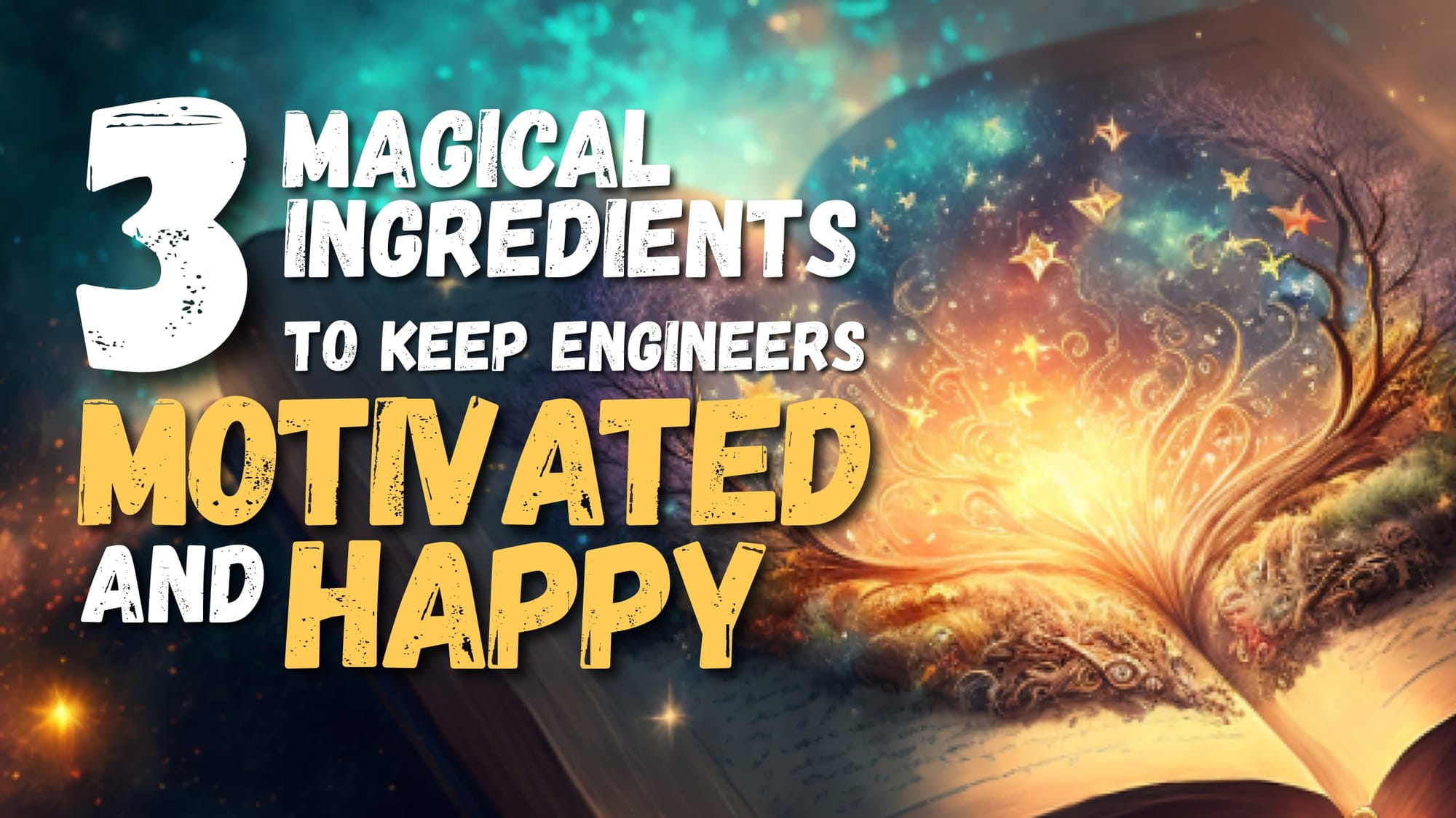 The 3 Magical Ingredients to Keep Engineers Motivated and Happy